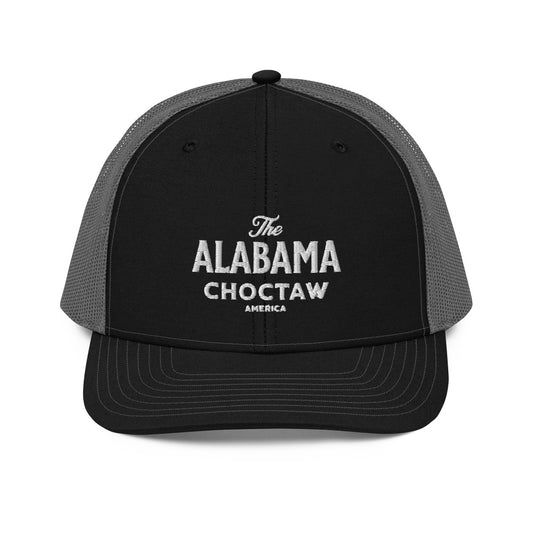 The Alabama Choctaw White Trucker Cap