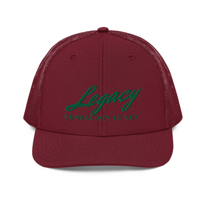 Legacy Genealogy is Key Trucker Cap