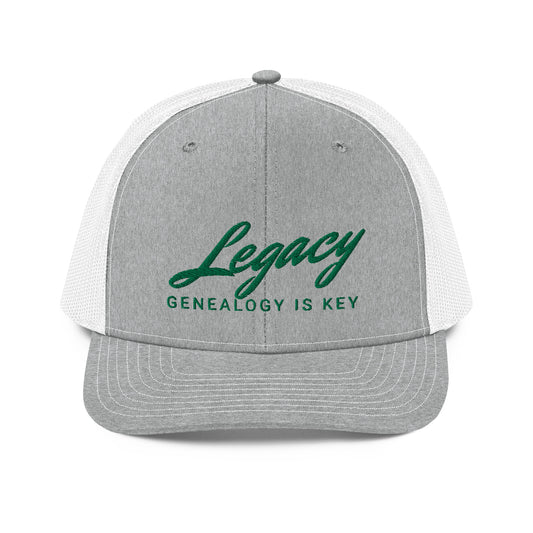 Legacy Genealogy is Key Trucker Cap