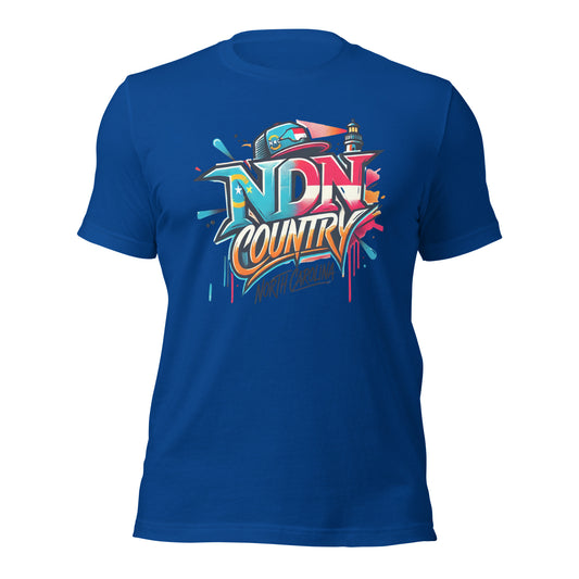 NDN COUNTRY North Carolina Unisex t-shirt