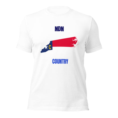 North Carolina NDN COUNTRY Unisex t-shirt