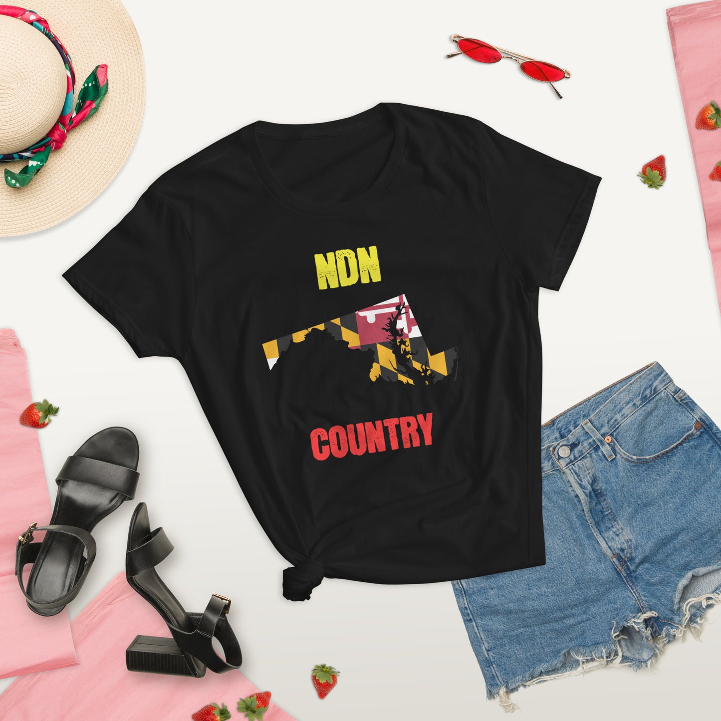 Maryland NDN COUNTRY Women's short sleeve t-shirt