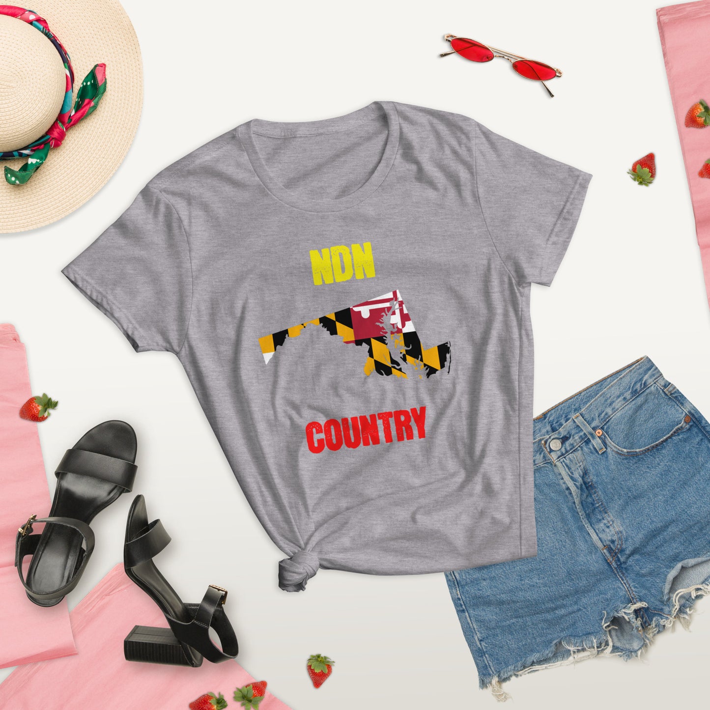 Maryland NDN COUNTRY Women's short sleeve t-shirt