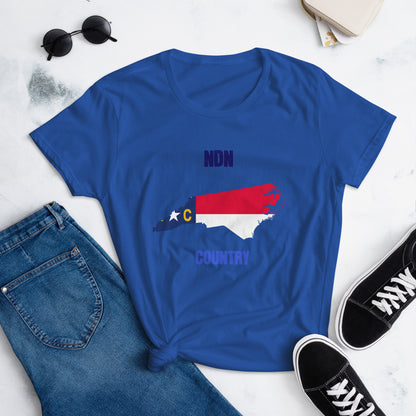 North Carolina NDN COUNTRY Women's short sleeve t-shirt