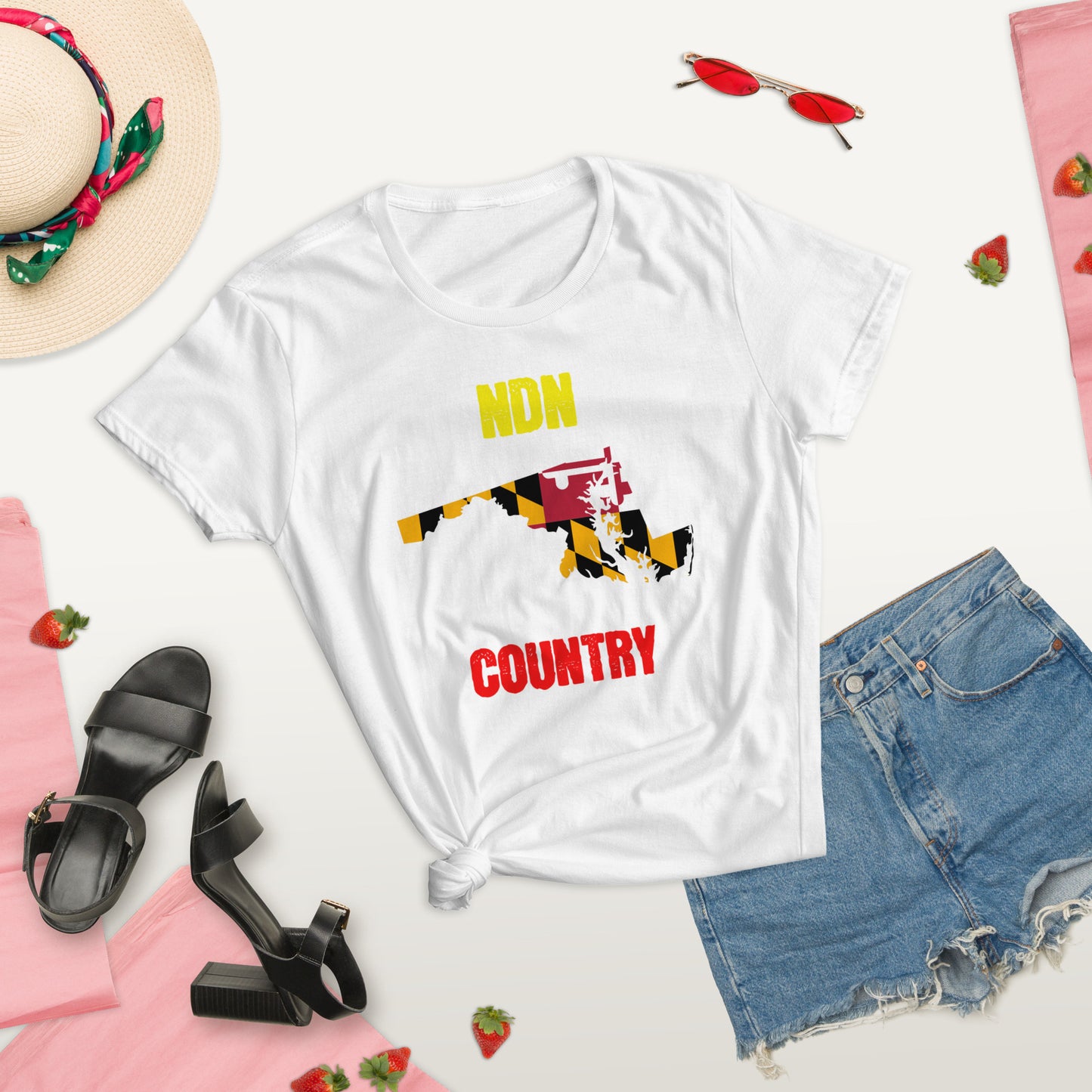 Maryland NDN COUNTRY Women's short sleeve t-shirt