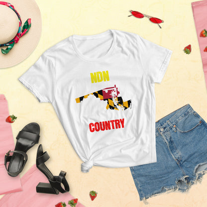 Maryland NDN COUNTRY Women's short sleeve t-shirt