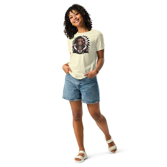 Indigenous Warrior Women's Relaxed T-Shirt